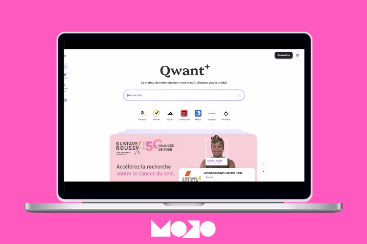 Capture moteur de recherche Qwant 
