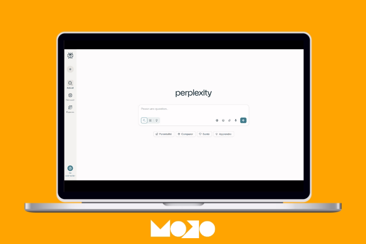 Capture du moteur de recherche Perplexity