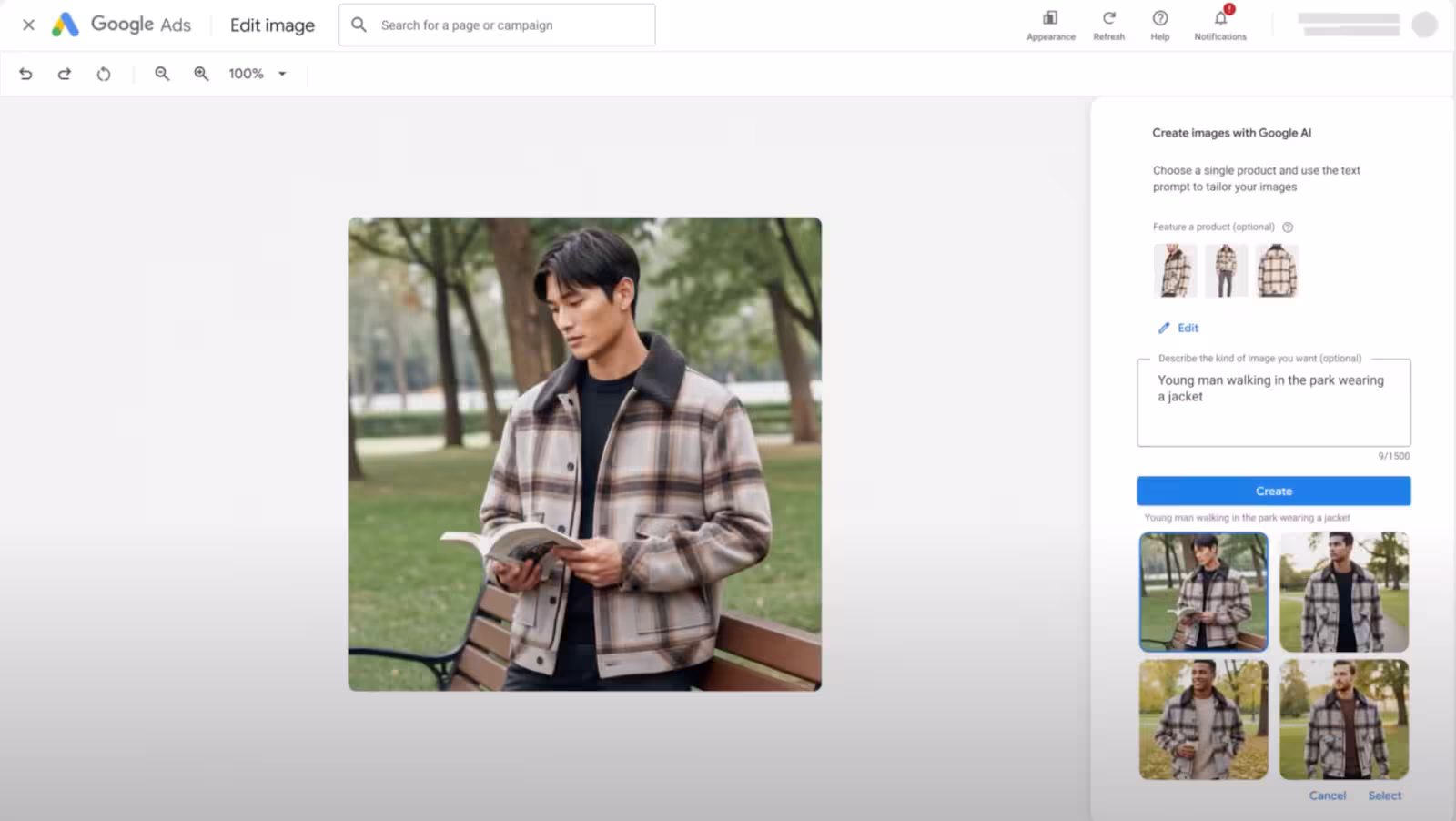 Vos vidéos et photos sur Asset Studio de Google ads