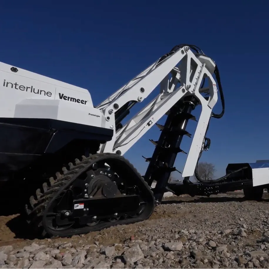 Full-scale prototype of our excavation technology