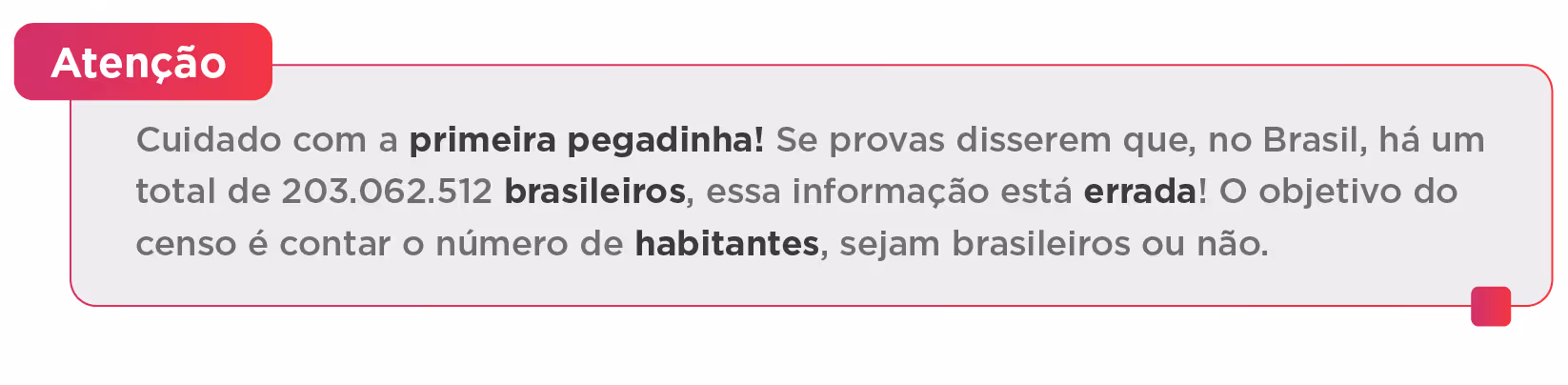 Warning that the figure 203,062,512 Brazilians is incorrect; census counts all inhabitants, not just Brazilians.