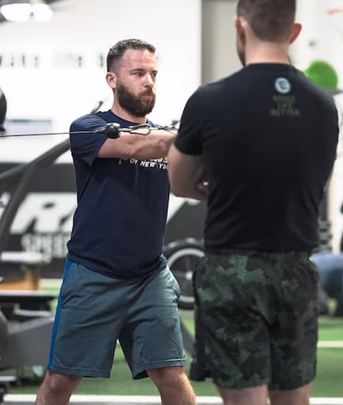 Client training at Evolve Training NJ