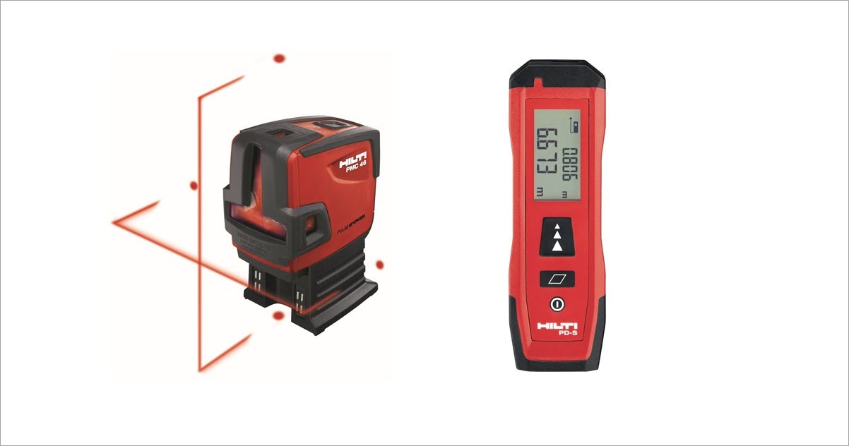 Hilti measuring tools