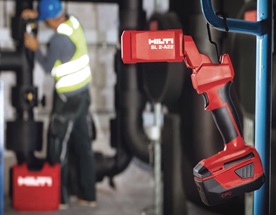 Man using a Hilti tool