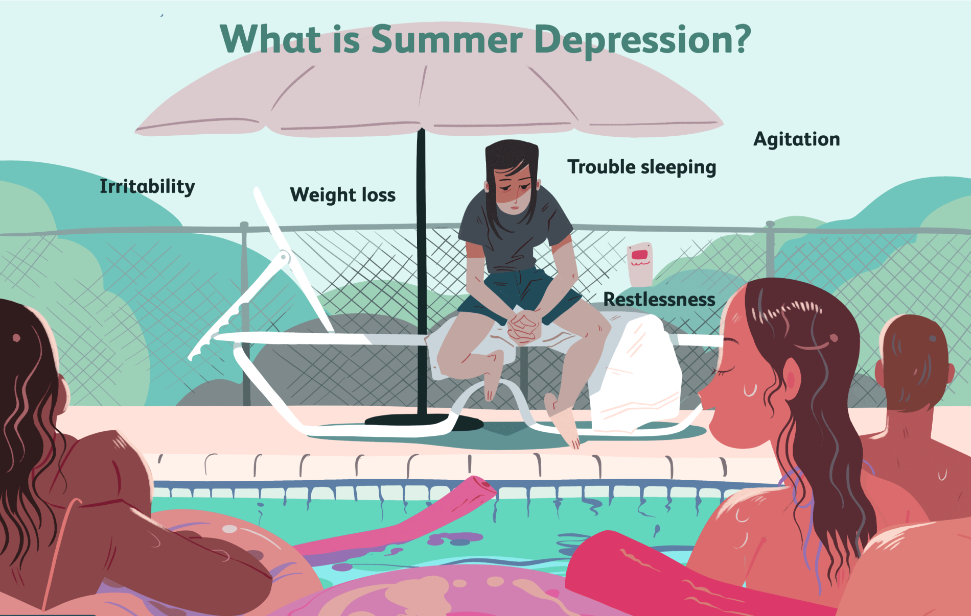 Hot summer dipression