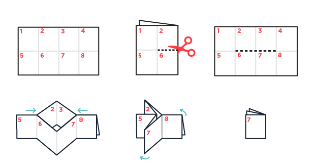 poster brochure fold