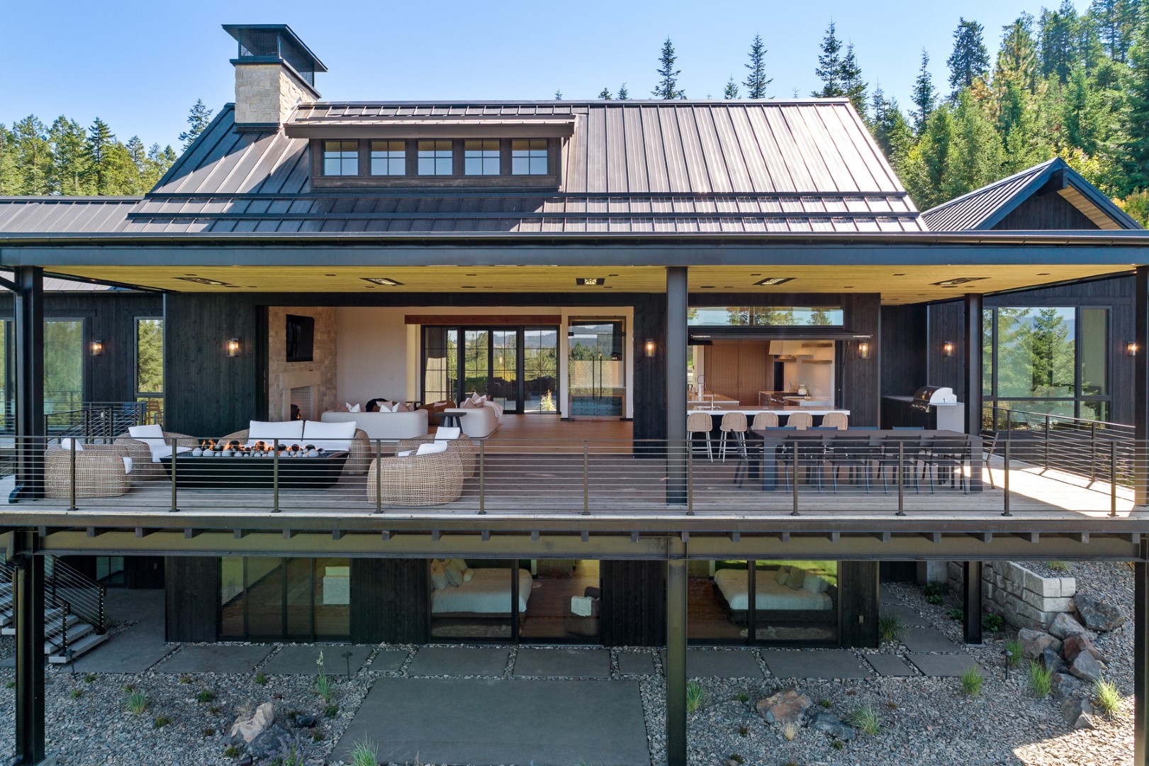 Sunflower Rd in North Idaho — residential construction by StanCraft Construction Group, photo 2