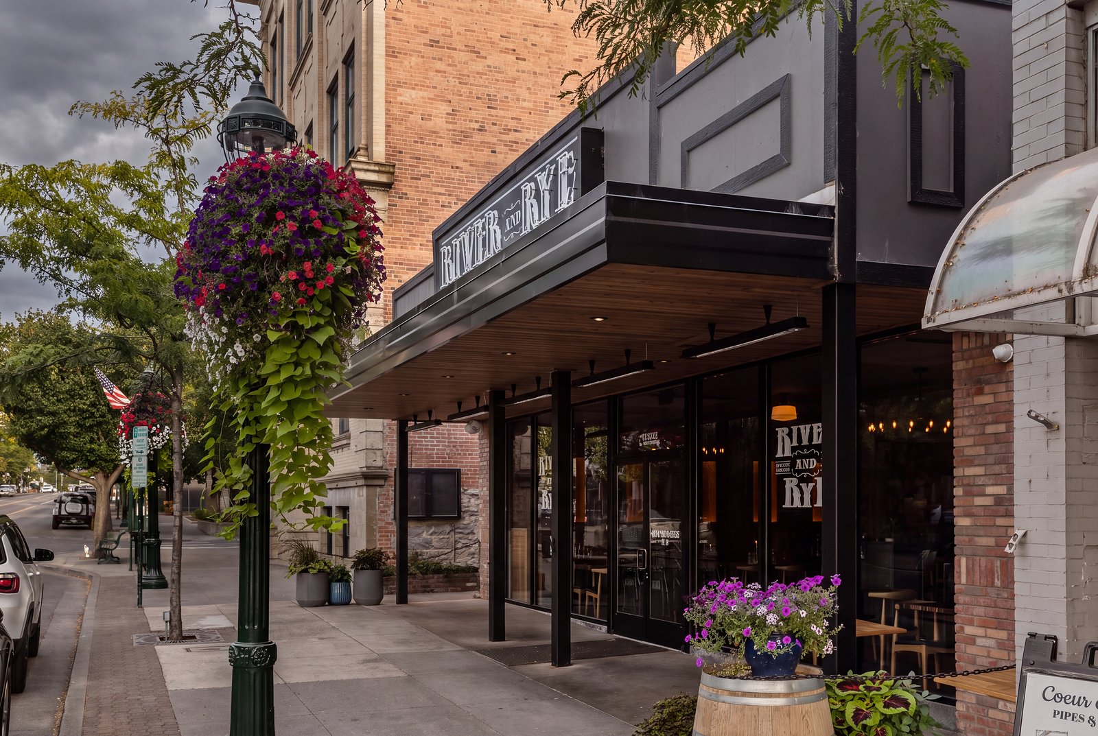 River and Rye craft cocktail bar in downtown Coeur d'Alene, Idaho, commercial construction by StanCraft Construction Group, photo 2