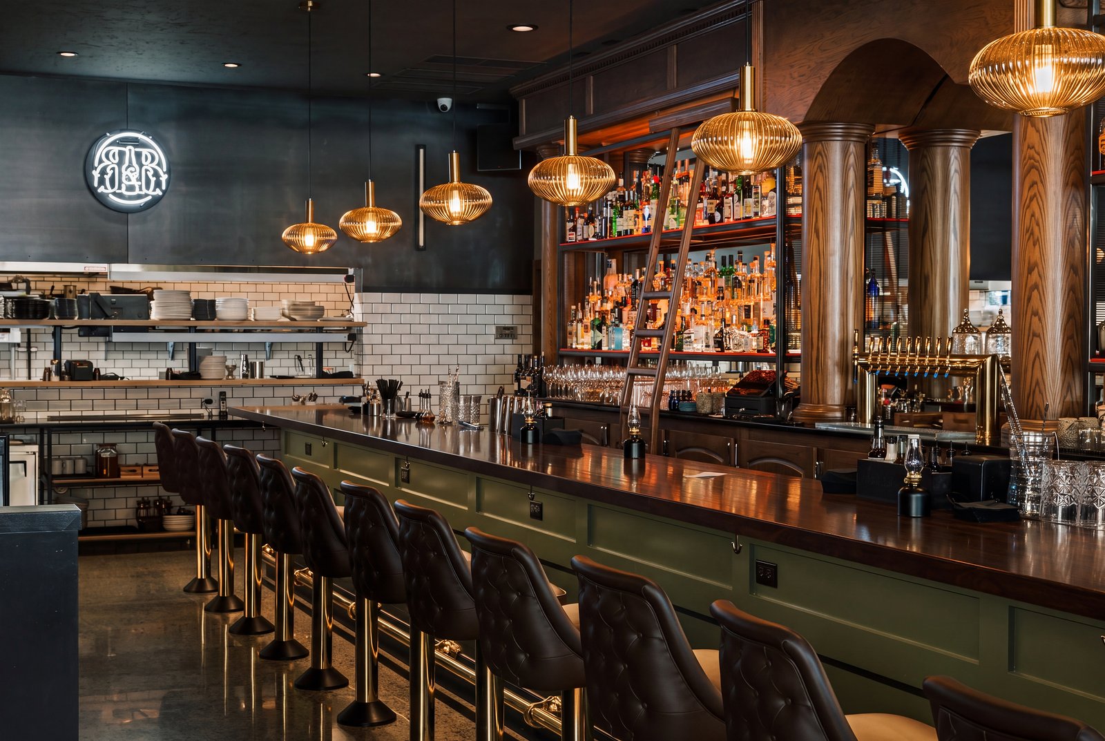 River and Rye craft cocktail bar in downtown Coeur d'Alene, Idaho, commercial construction by StanCraft Construction Group, photo 4