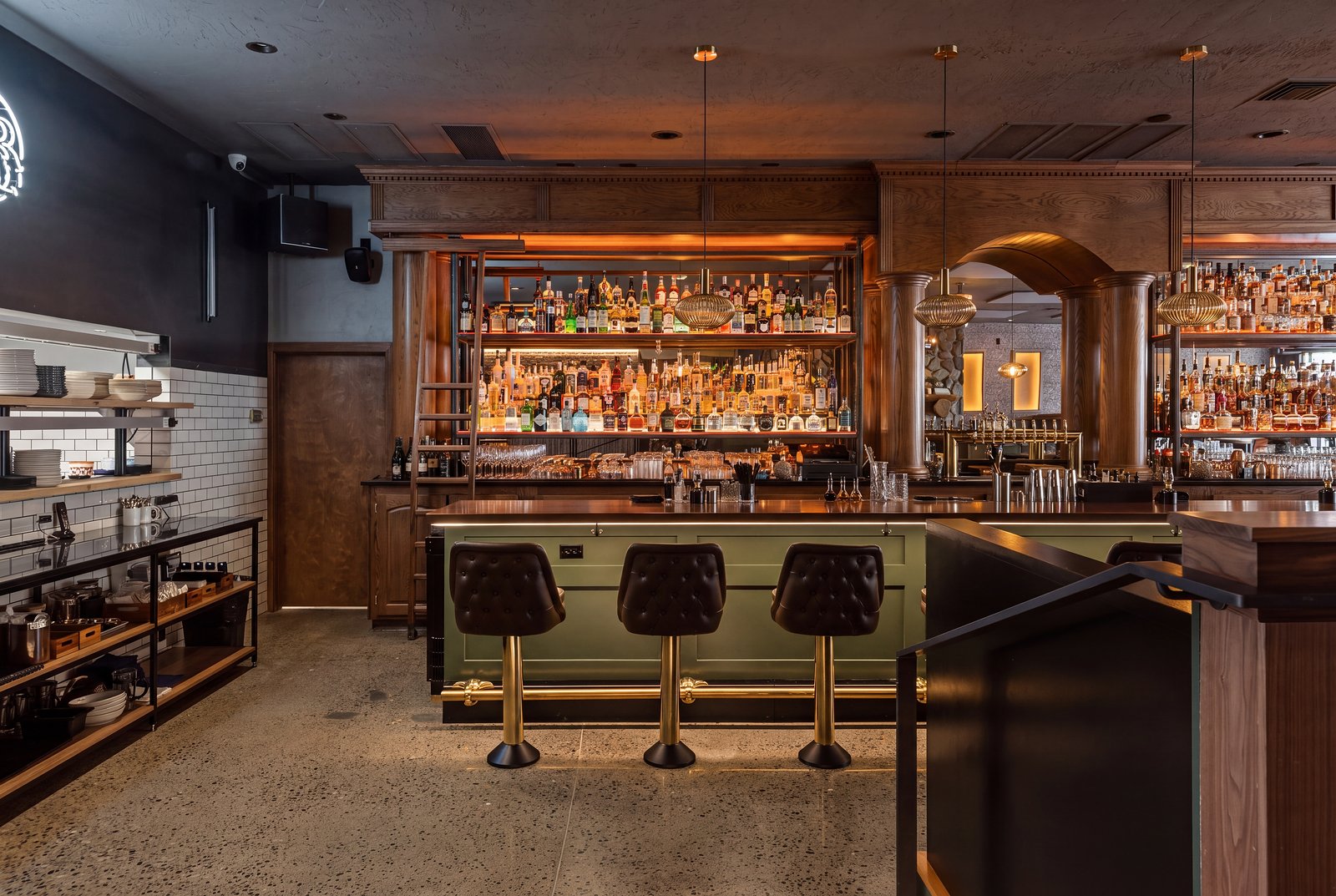 River and Rye craft cocktail bar in downtown Coeur d'Alene, Idaho, commercial construction by StanCraft Construction Group, photo 6