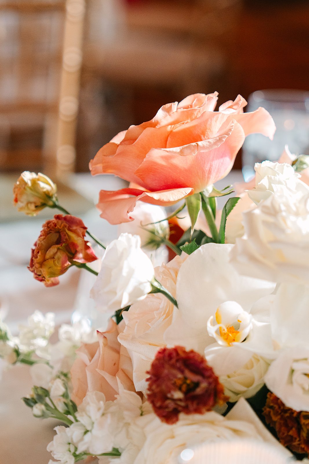 florals done by duet floral for a scottish rite cathedral wedding