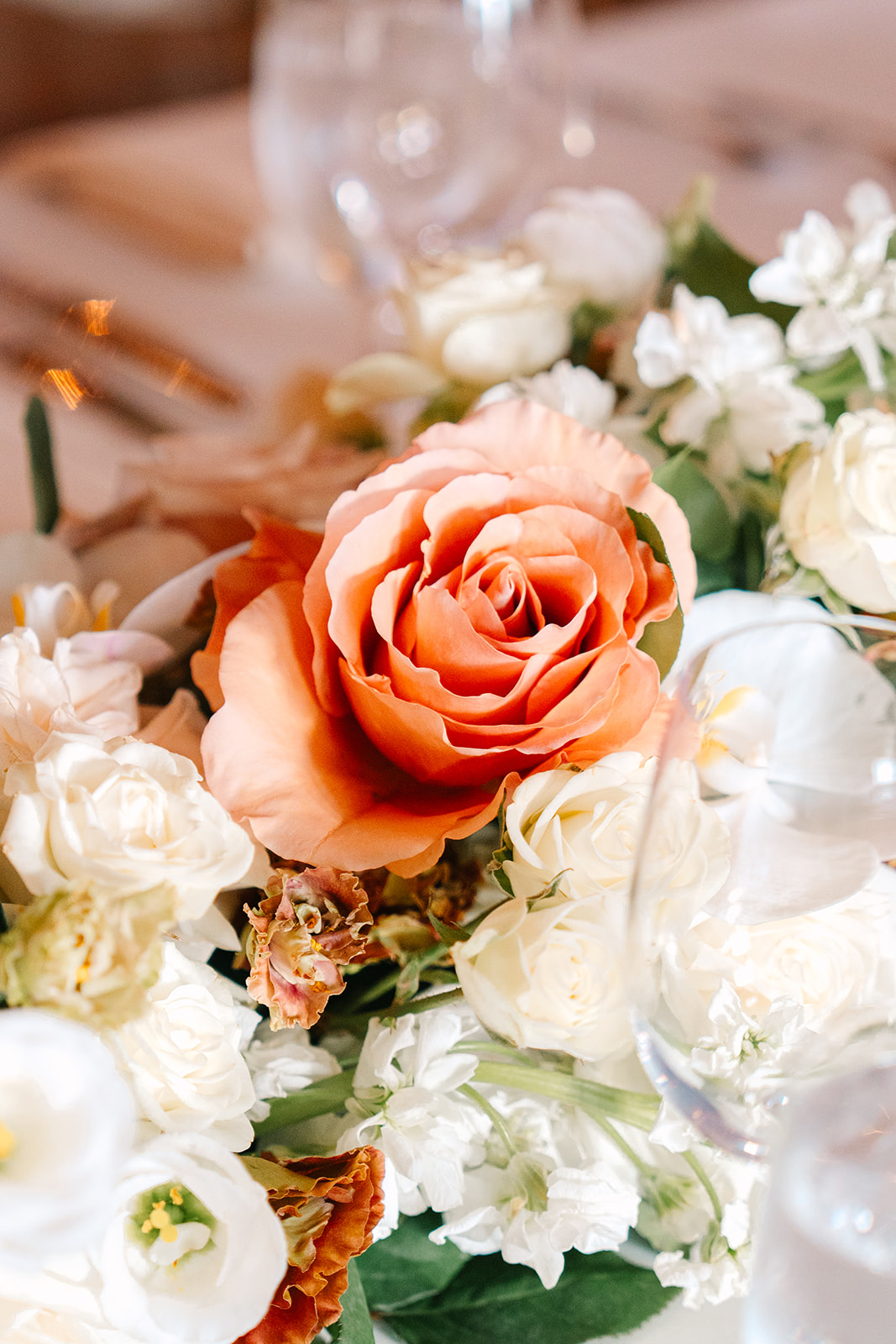 florals done by duet floral for a scottish rite cathedral wedding