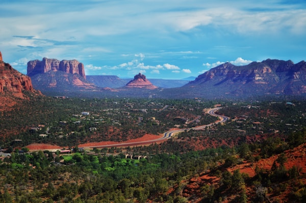 A landscape photo of Sedona