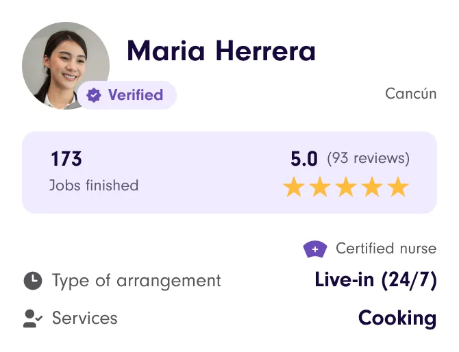 Image of dashboard from the Yazta app
