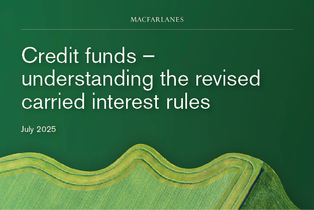 Credit funds – understanding the revised carried interest rules