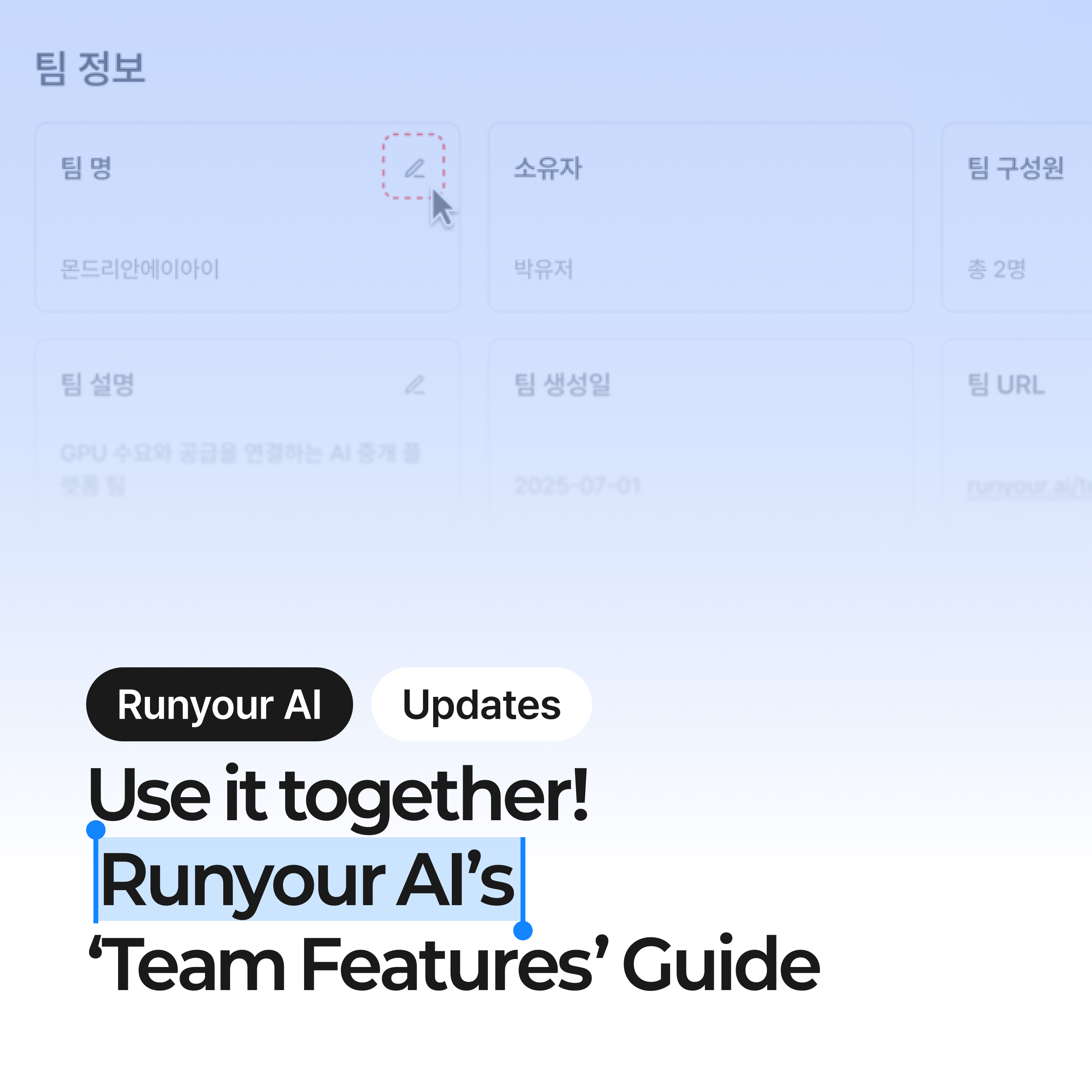 Collaborating with others? A guide to using Runyour AI's 'Team Features'