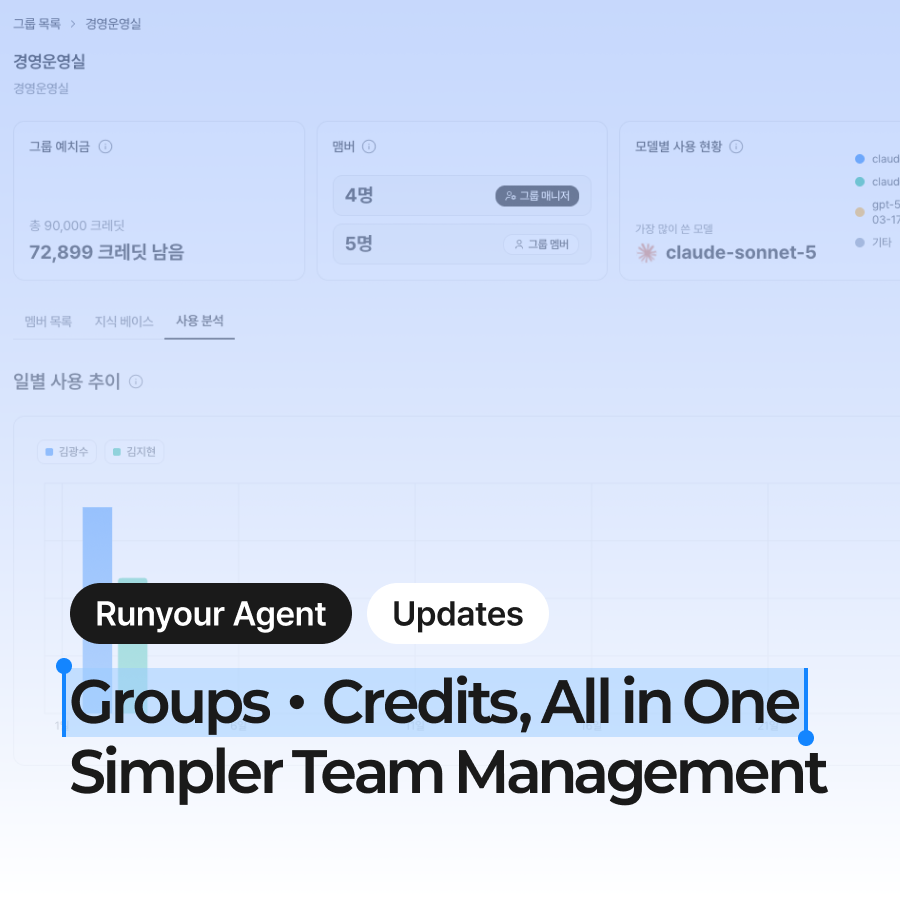 [Runyour Agent July Update] Team Management, Made Easier