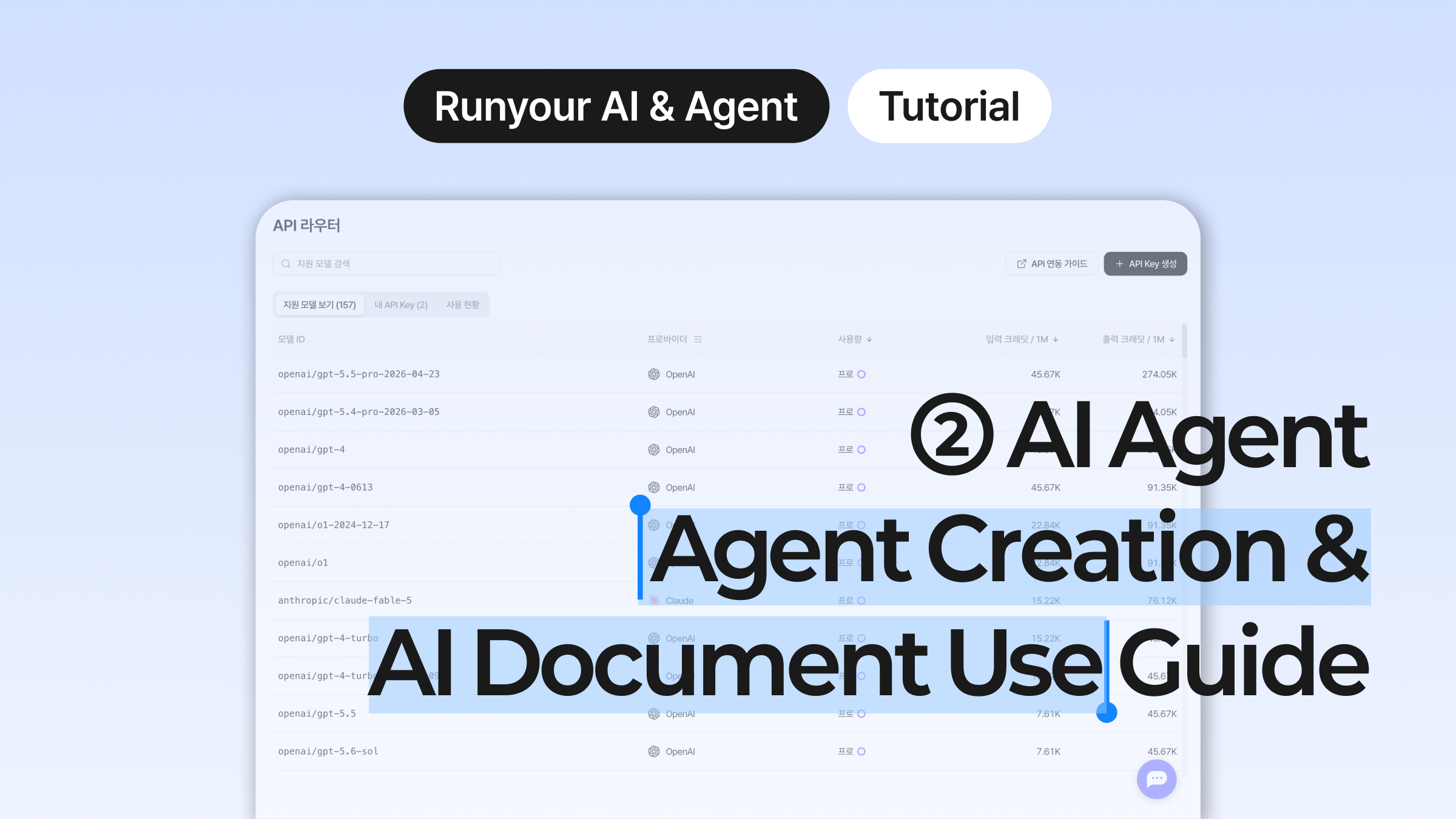 [Runyour Guide #2] Building Your Own AI Work Agent Using Internal Documents