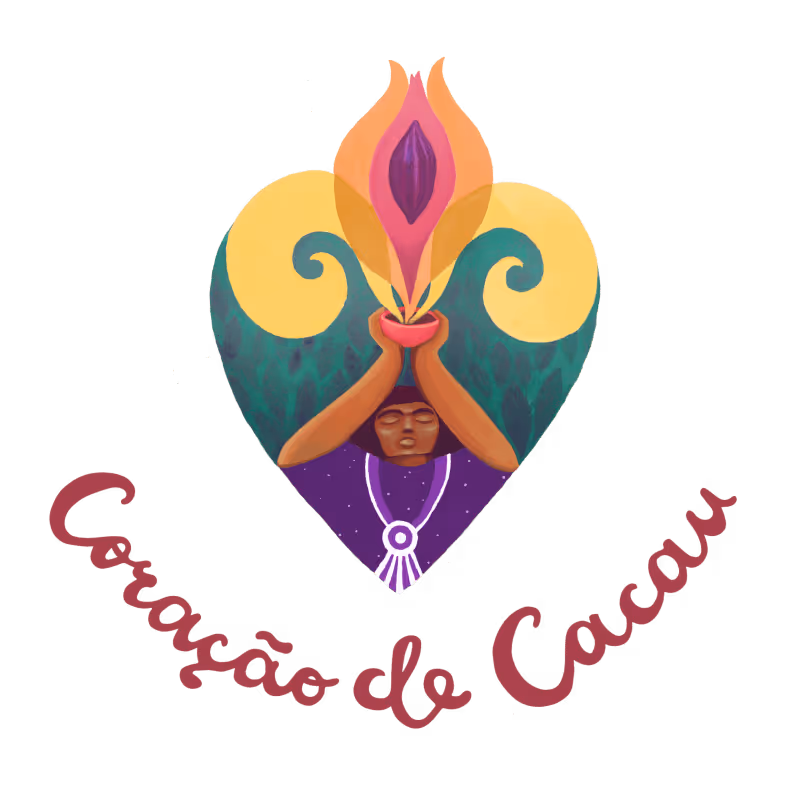 coração de cacau logo