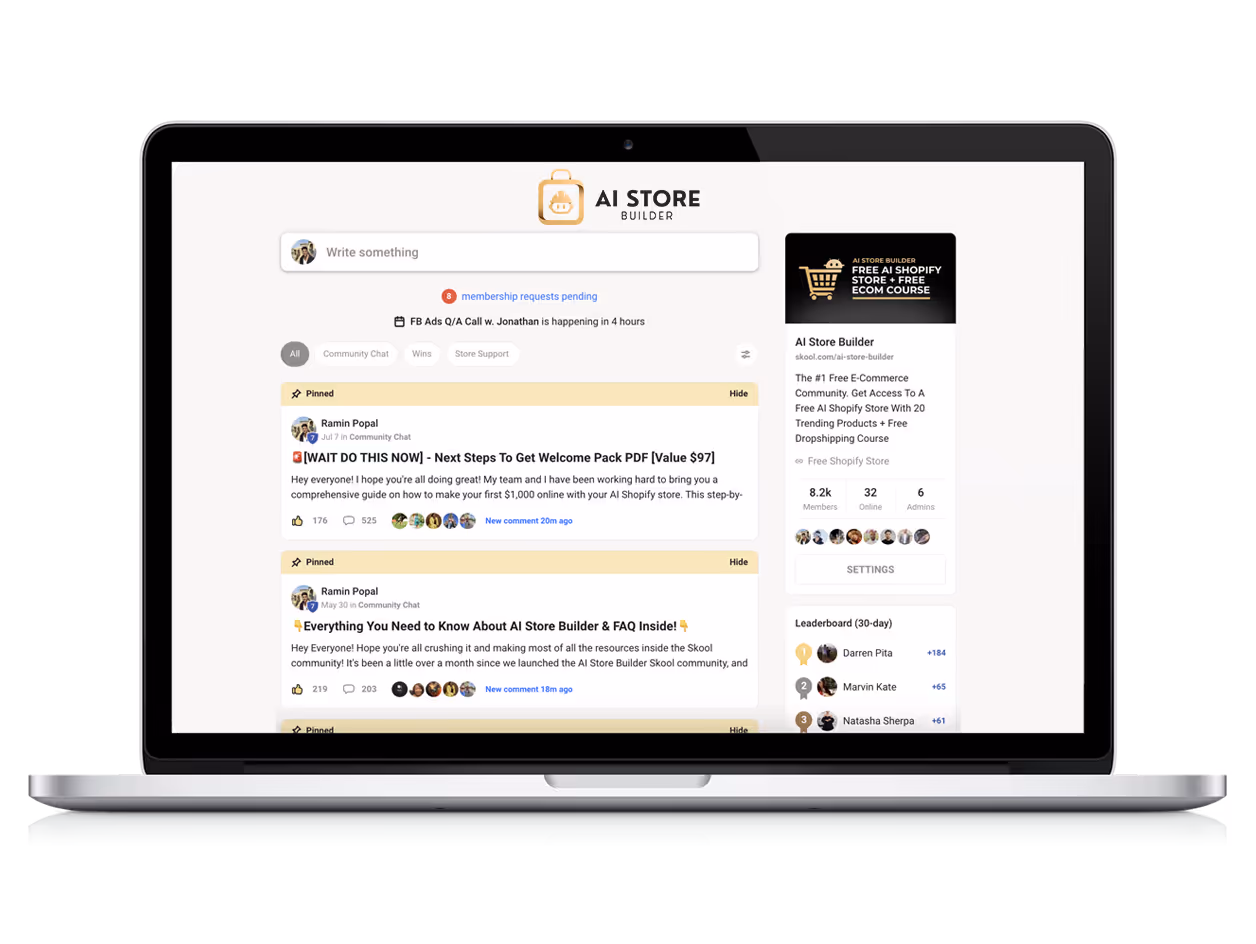 AI Store Builder - Exclusive Community