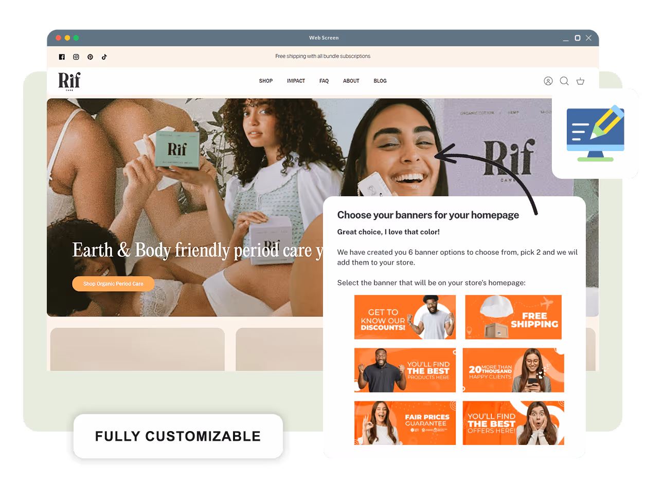 AI Store Builder - Fully Customizable