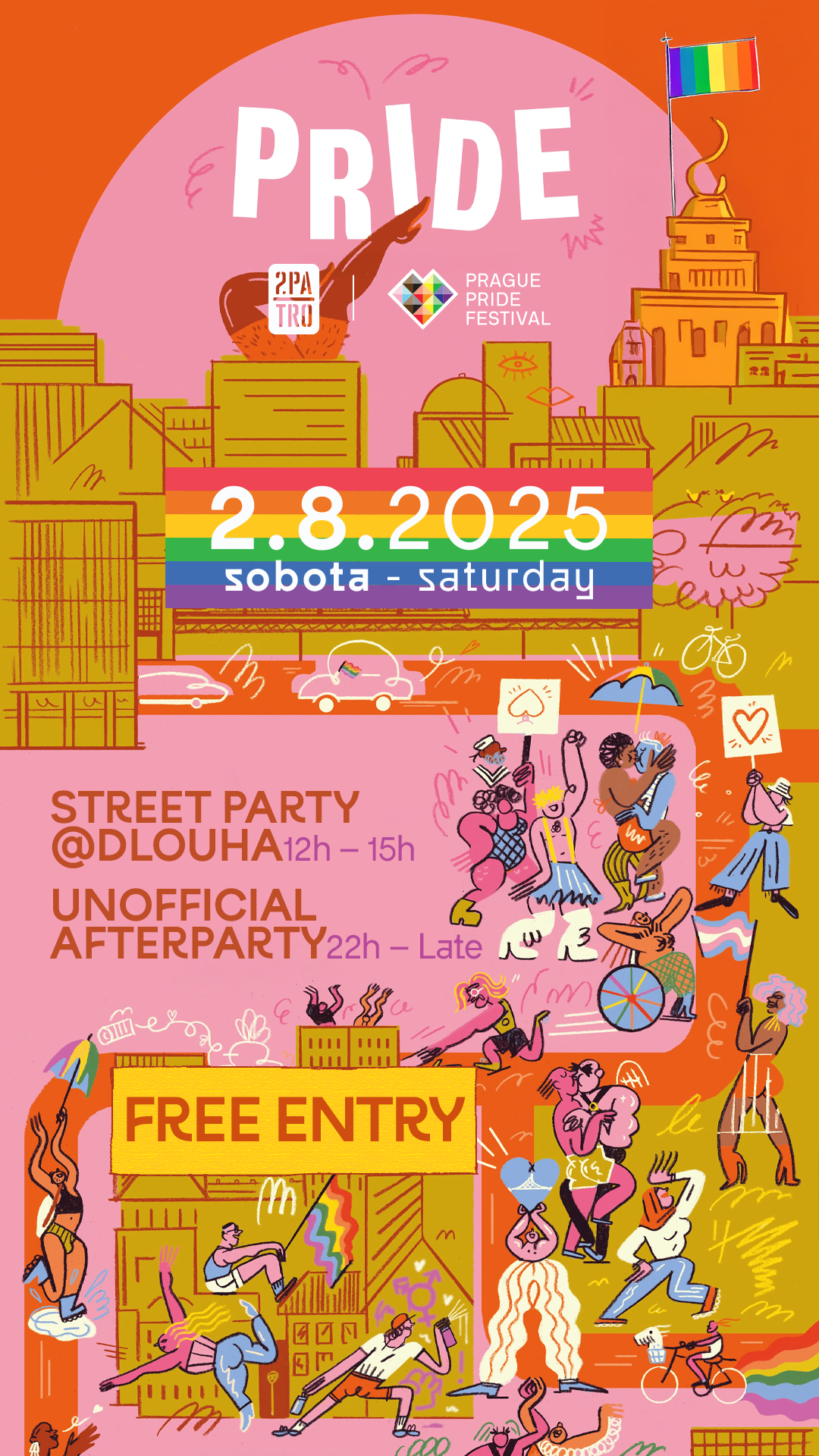 Pride Party @ Klubovna 2.patro (FREE)
