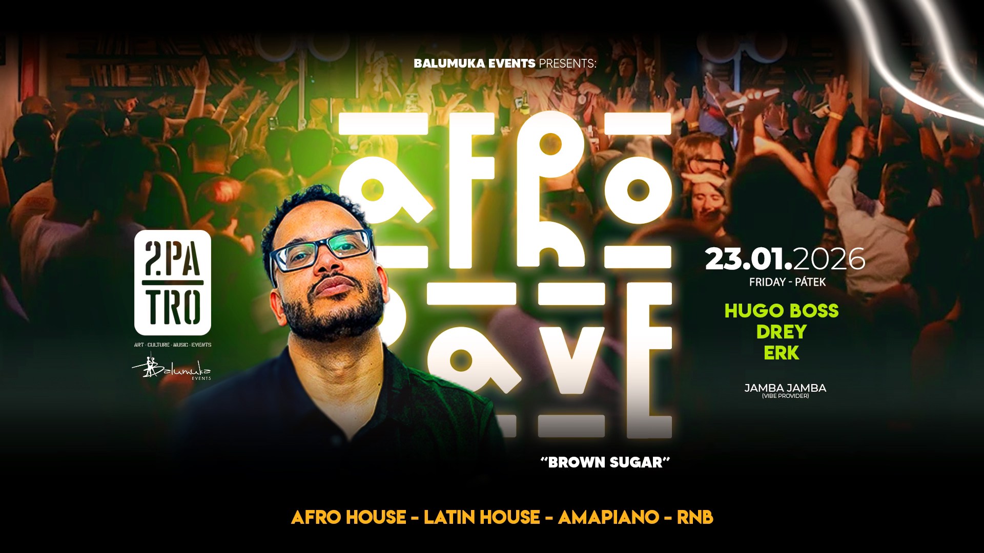 AFRORAVE "Brown Sugar" w/ Hugo Boss (UK)