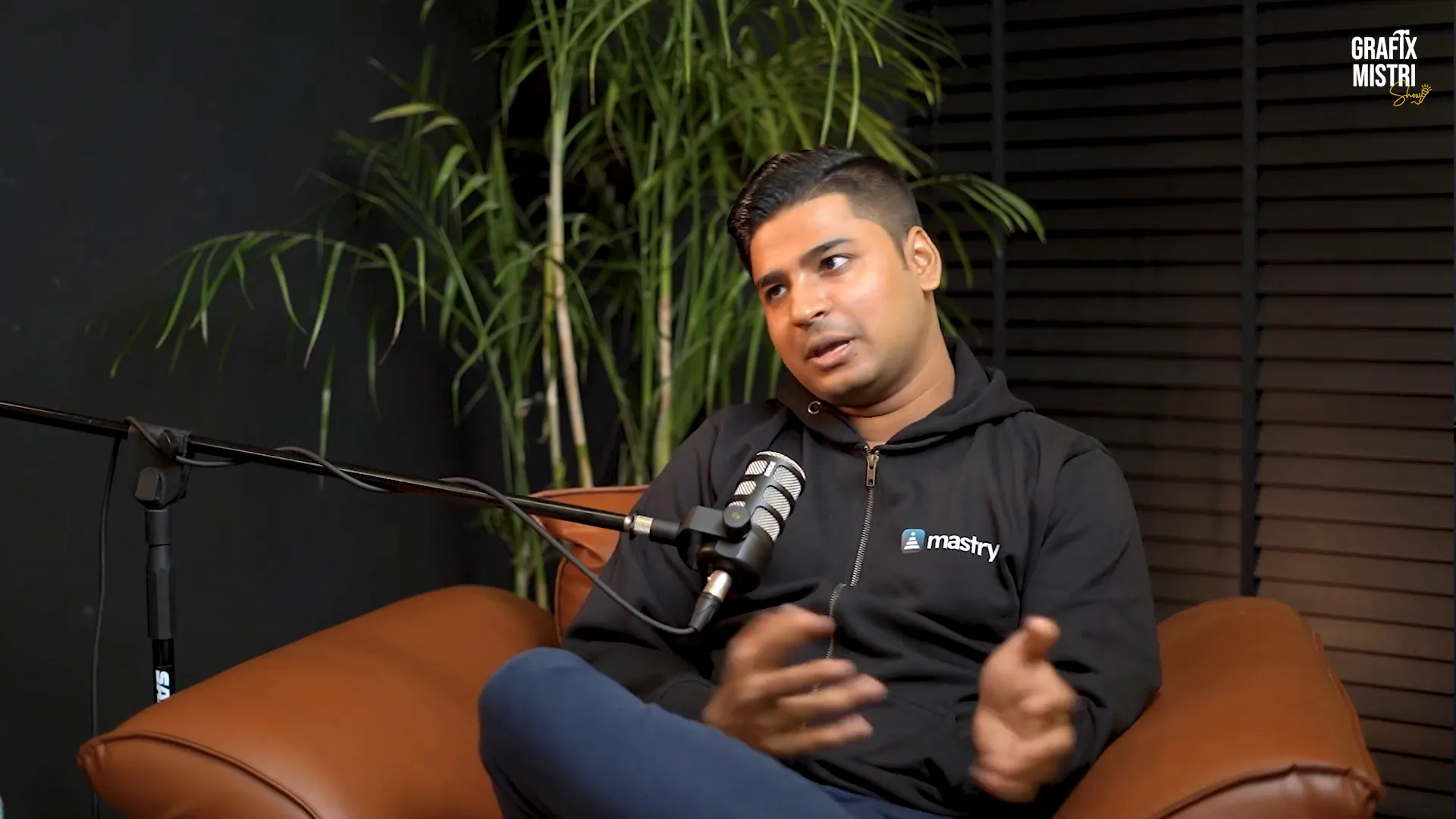 Rohan Mishra explaining his team's unique hiring form and process