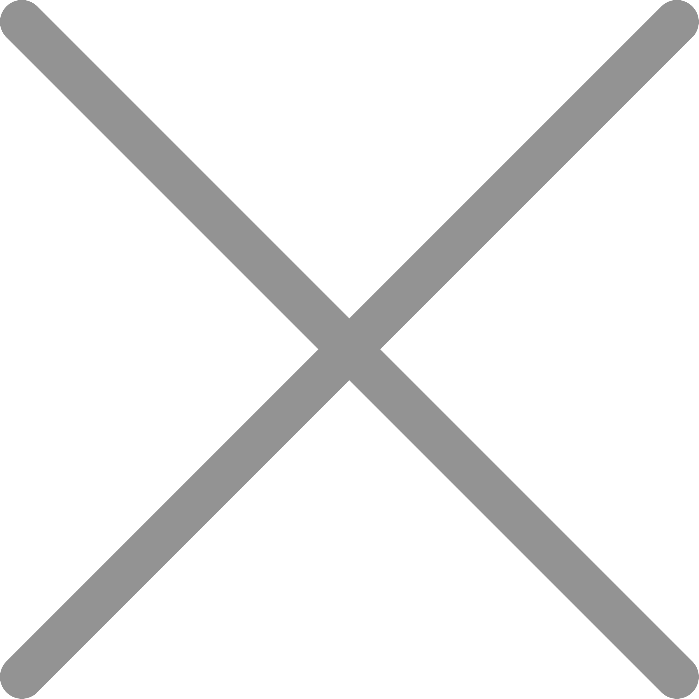 A gray cross