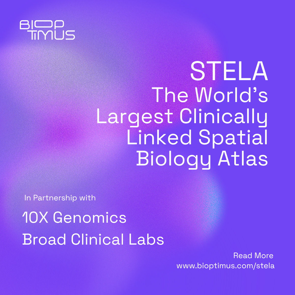Bioptimus Announces STELA: The World's Largest Clinically Linked Spatial Biology Atlas