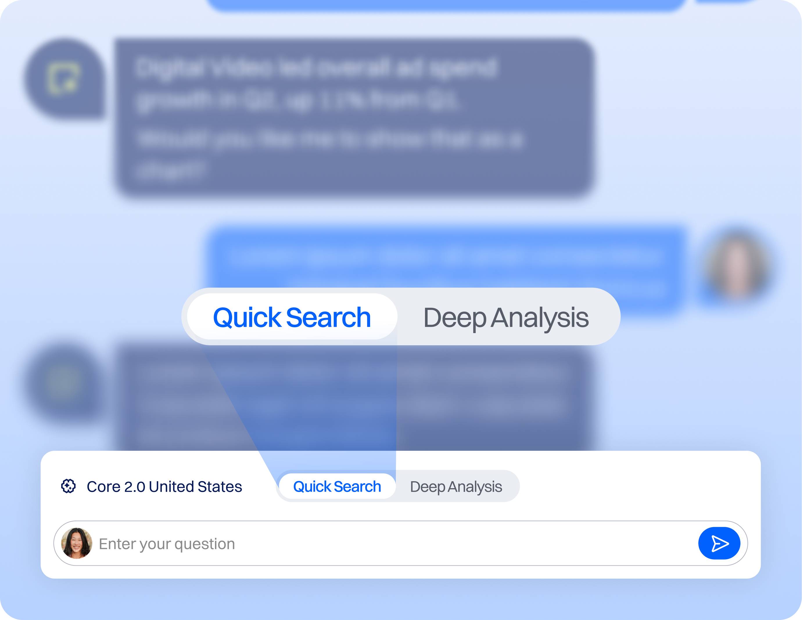 Screenshot showing Quick Search Mode - Guideline.ai