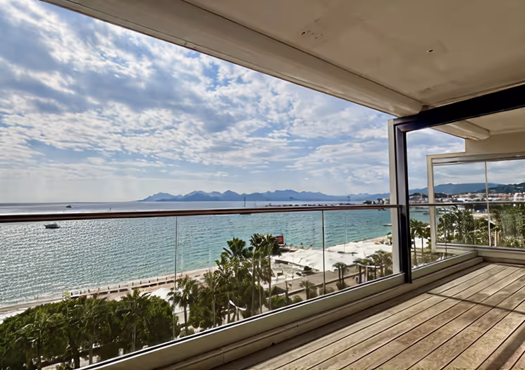 Beautiful view from the Guideline House at Cannes Lions