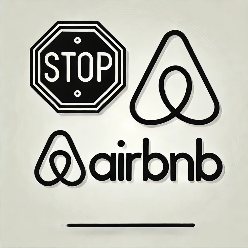 Decorative : stop airbnb