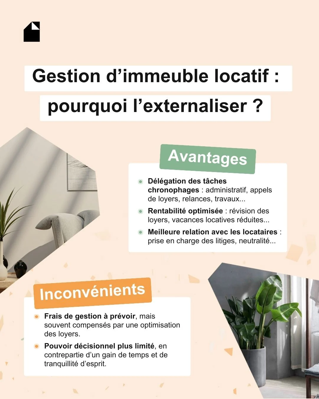 Infographie : pourquoi externaliser sa gestion locative