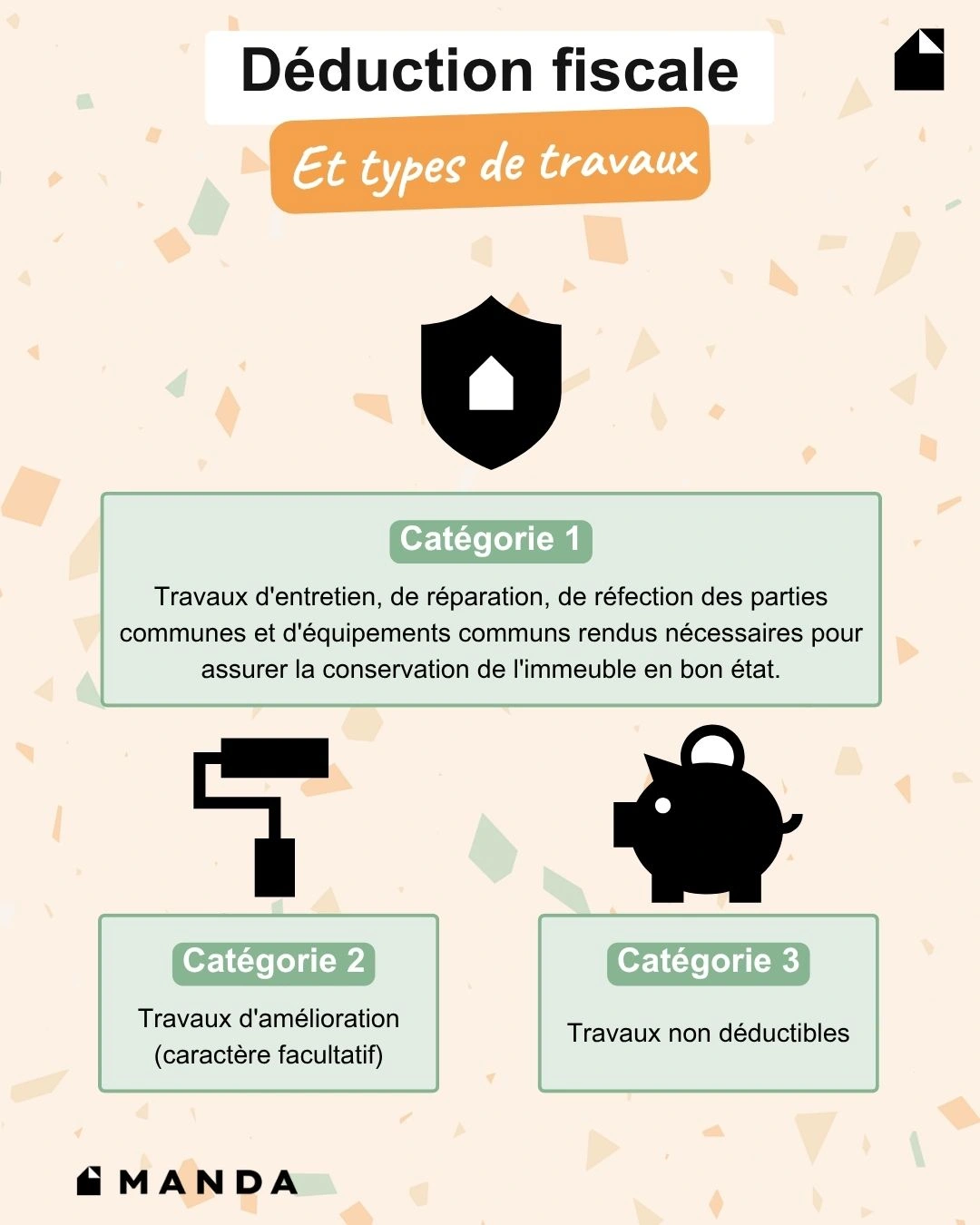 Déduction fiscale et types de travaux