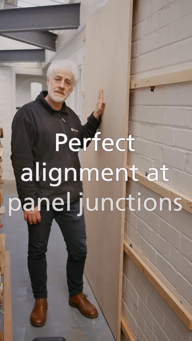 How do you get perfect alignment between panels? Watch our YouTube short with our Technical Manager, Philip Hall.