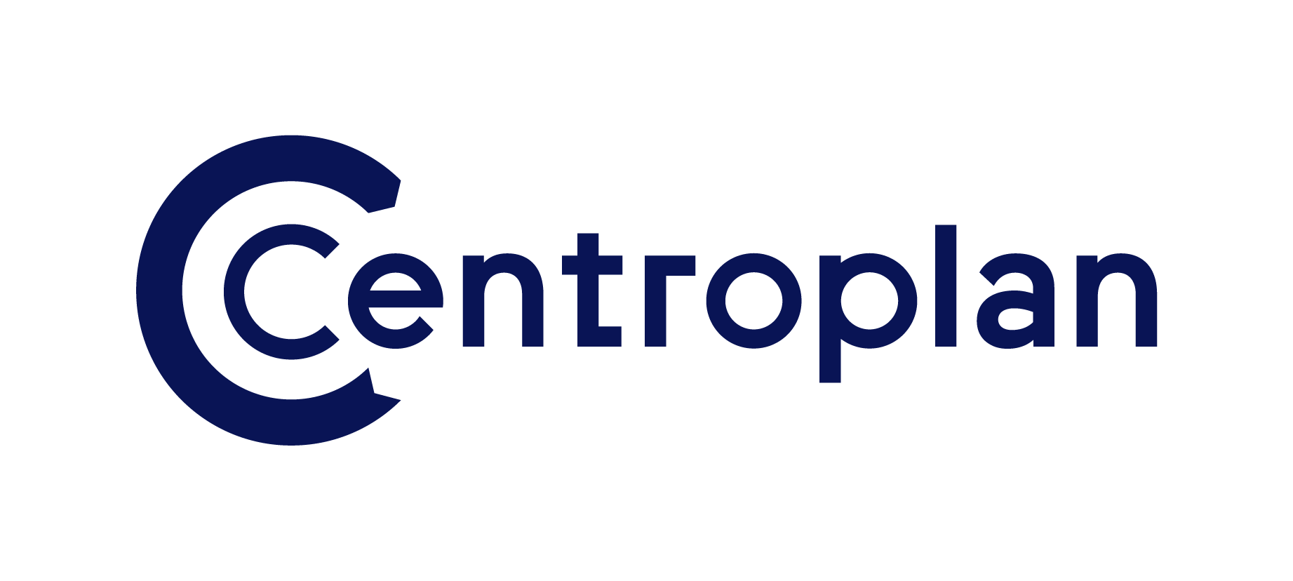 Centroplan Basislogo in Blau