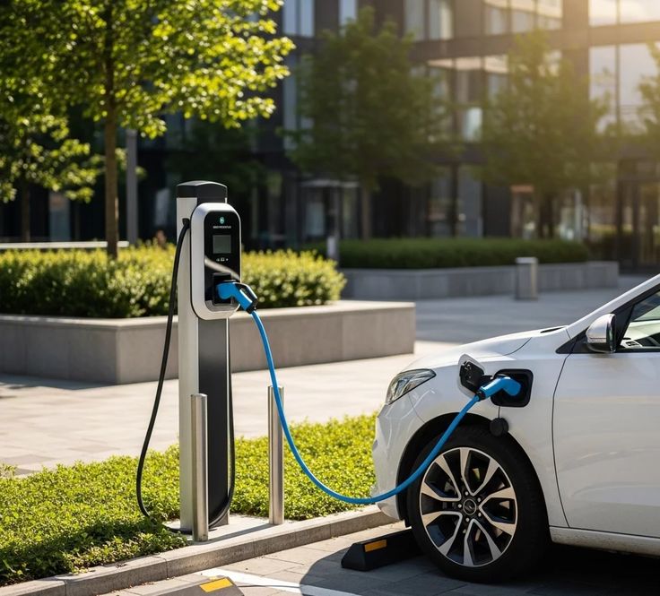 Borne de recharge électrique