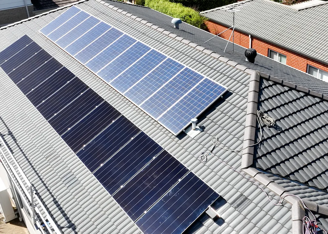 Residential solar install completed by Essential Solar
