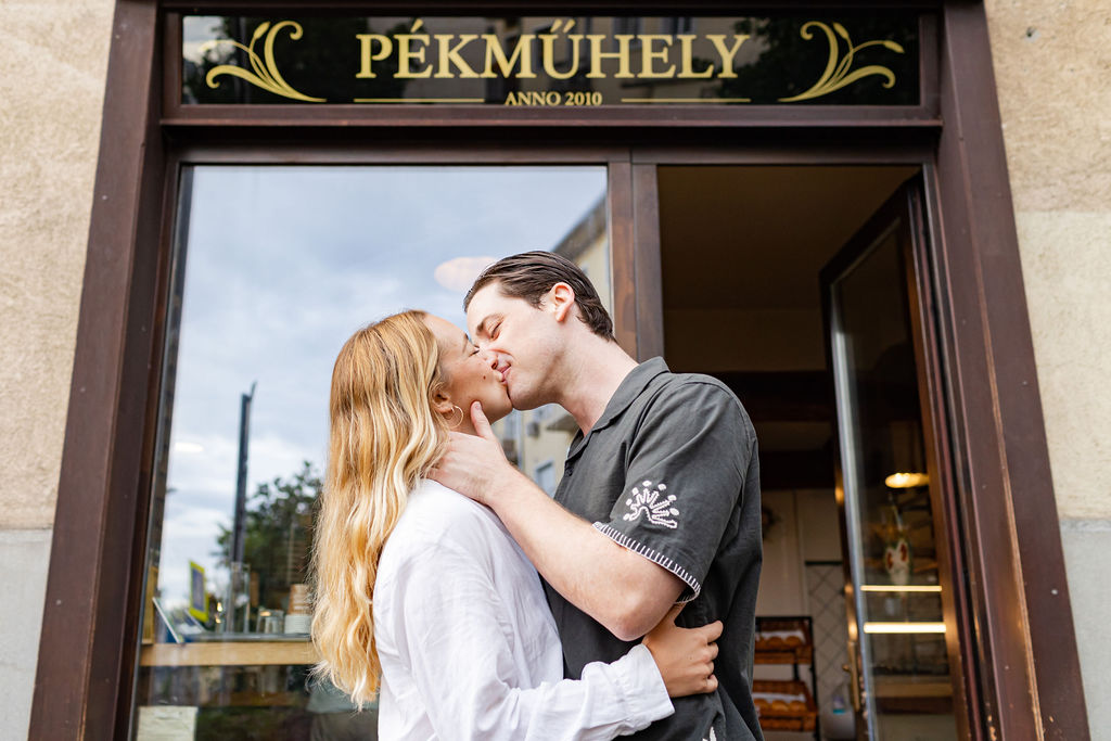 Pékműhely jegyessfotózás