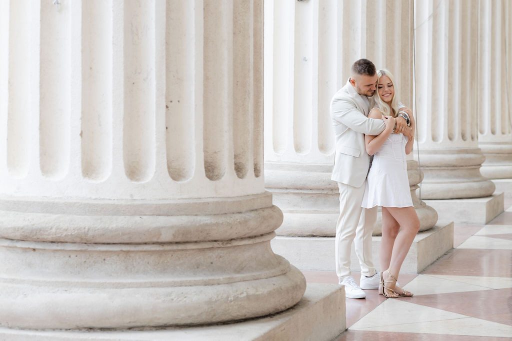 Nemzeti Múzeum jegyesfotózás