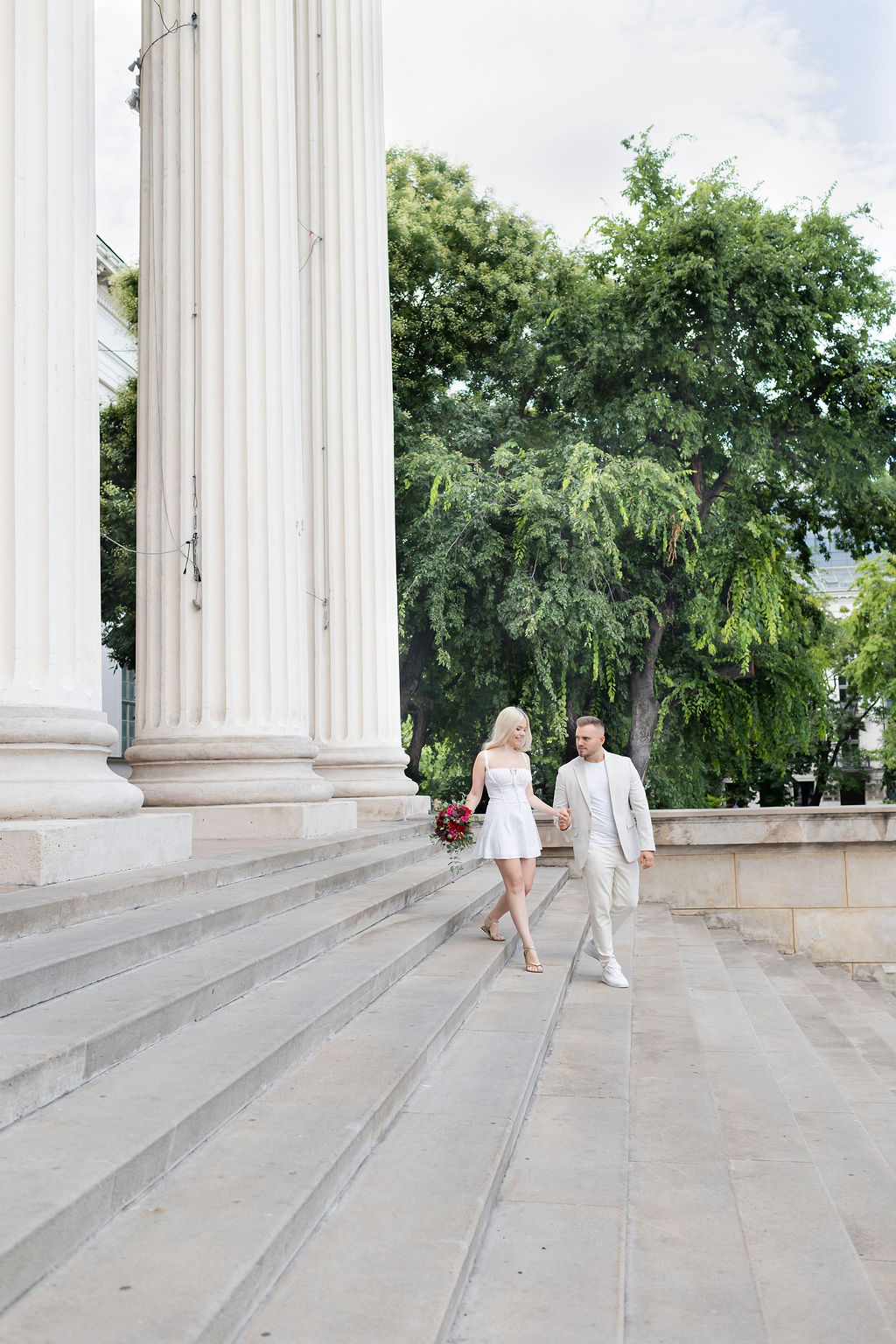 jegyesfotózás Budapest Nemzeti Múzeum