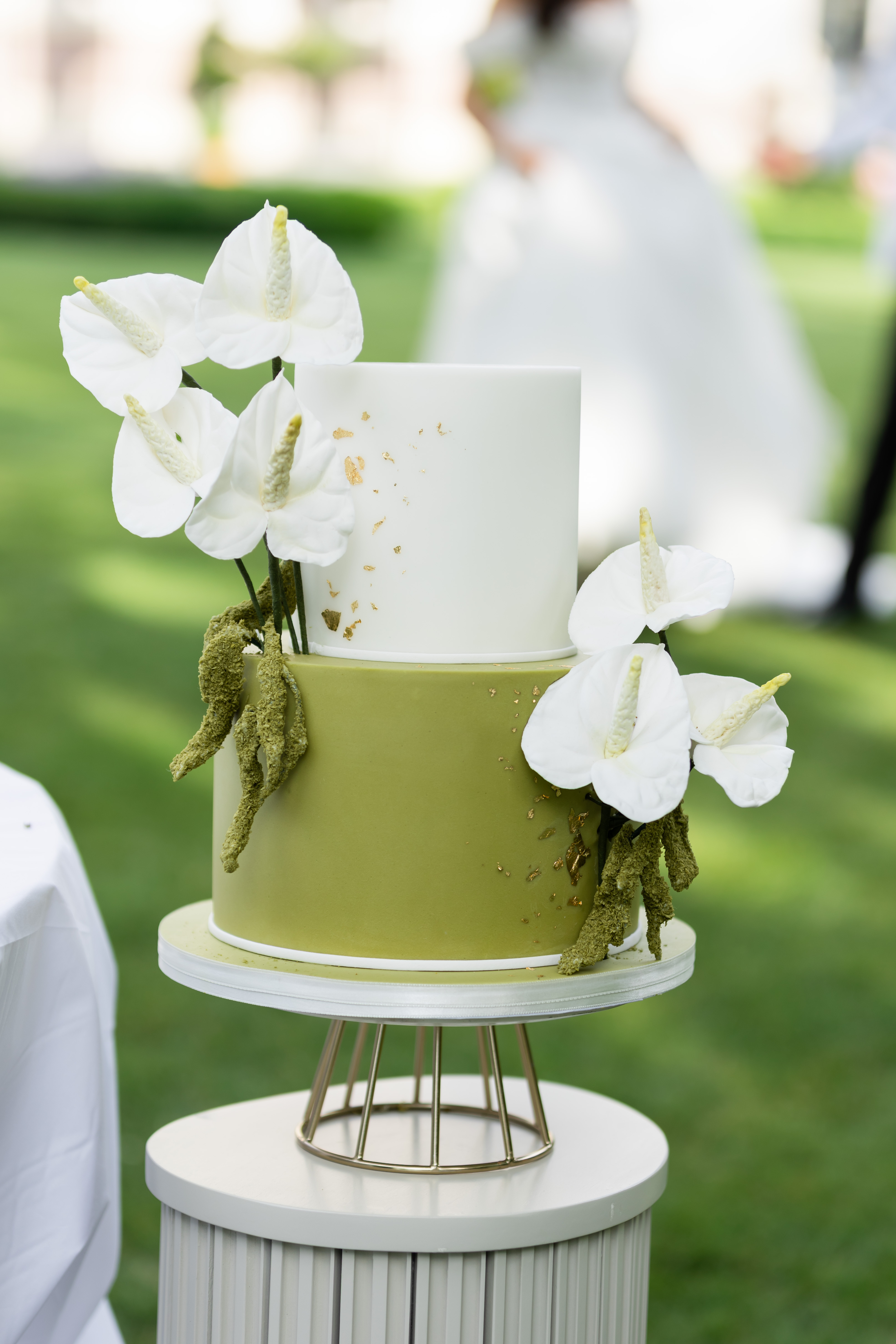 modern esküvői torta Fenyvessy Fotó