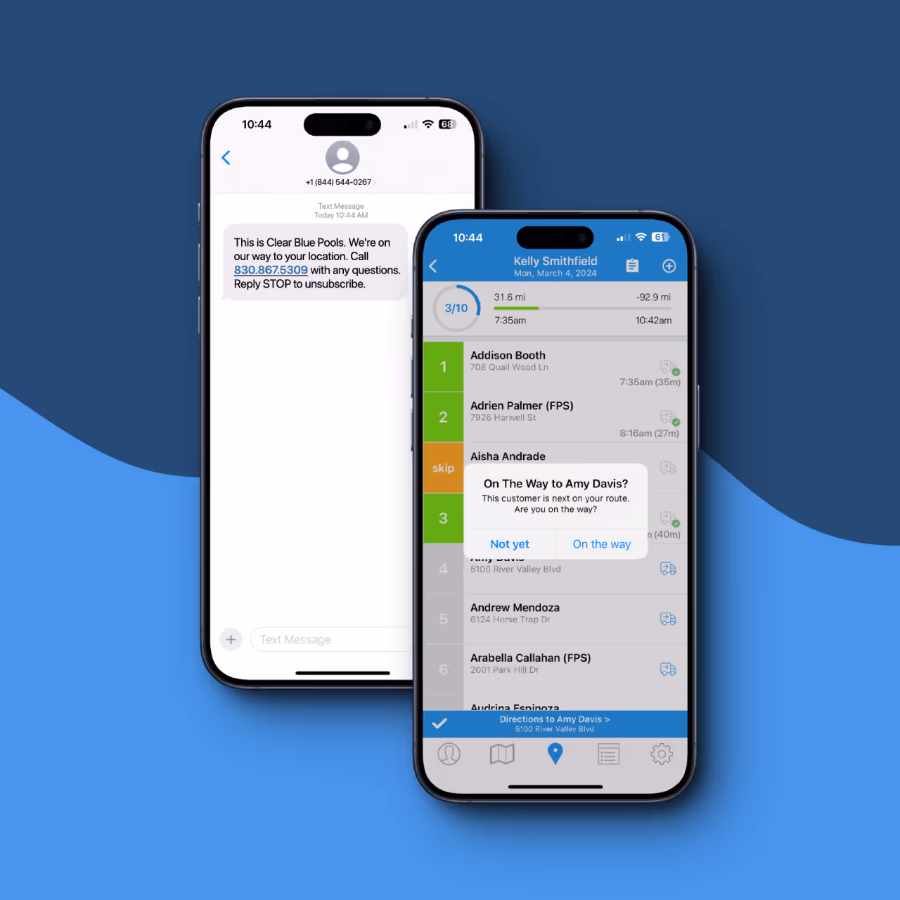 Pool Service Text Messages 