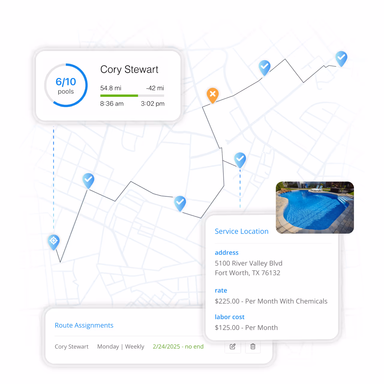 pool route optimization software