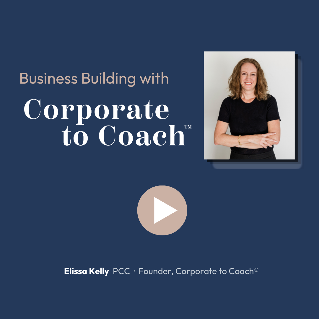 Free 20-minute training: Business Building with Corporate to Coach®.