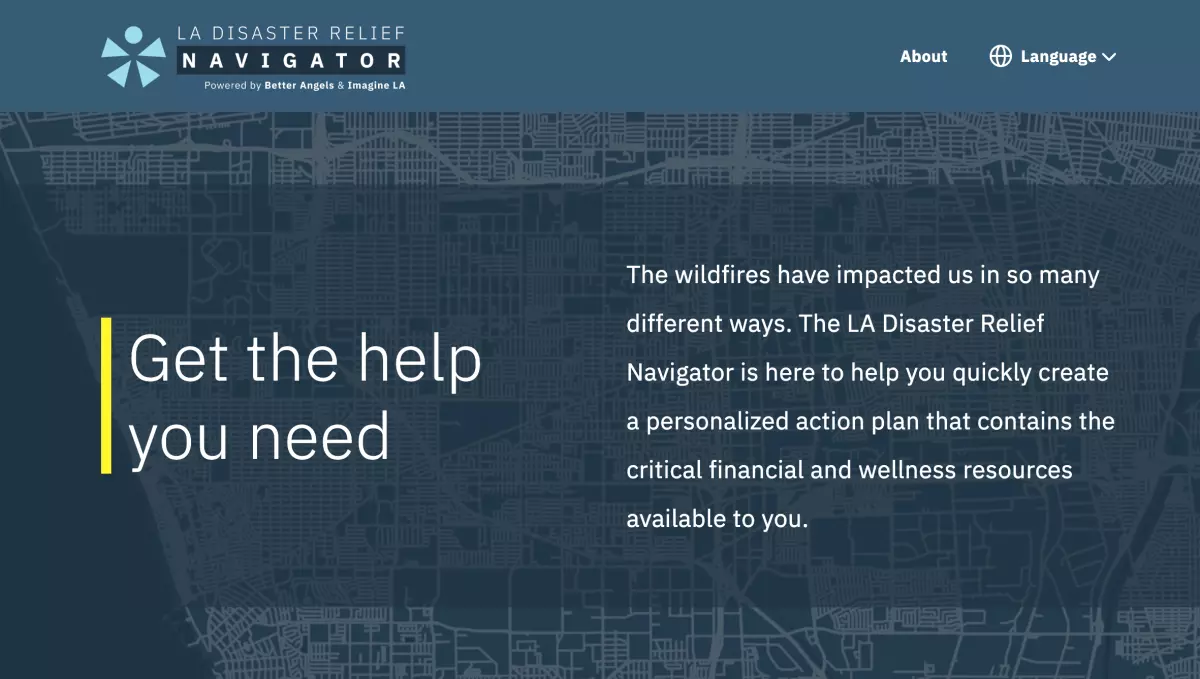 Los Angeles launches online wildfire relief tool to navigate government aid programs