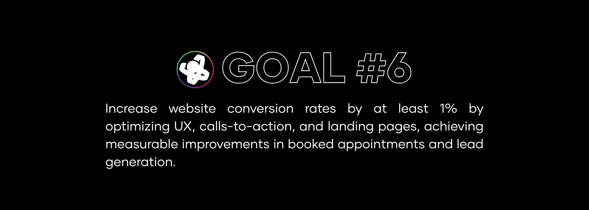 Infographic showing the 2026 paid ads goal for an aesthetic medicine practice