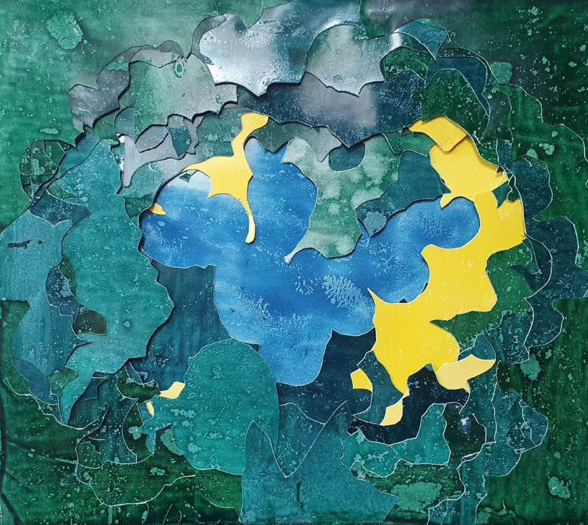 Natacha Van de Reck - Green Yellow Blue in 22,5 cuts
