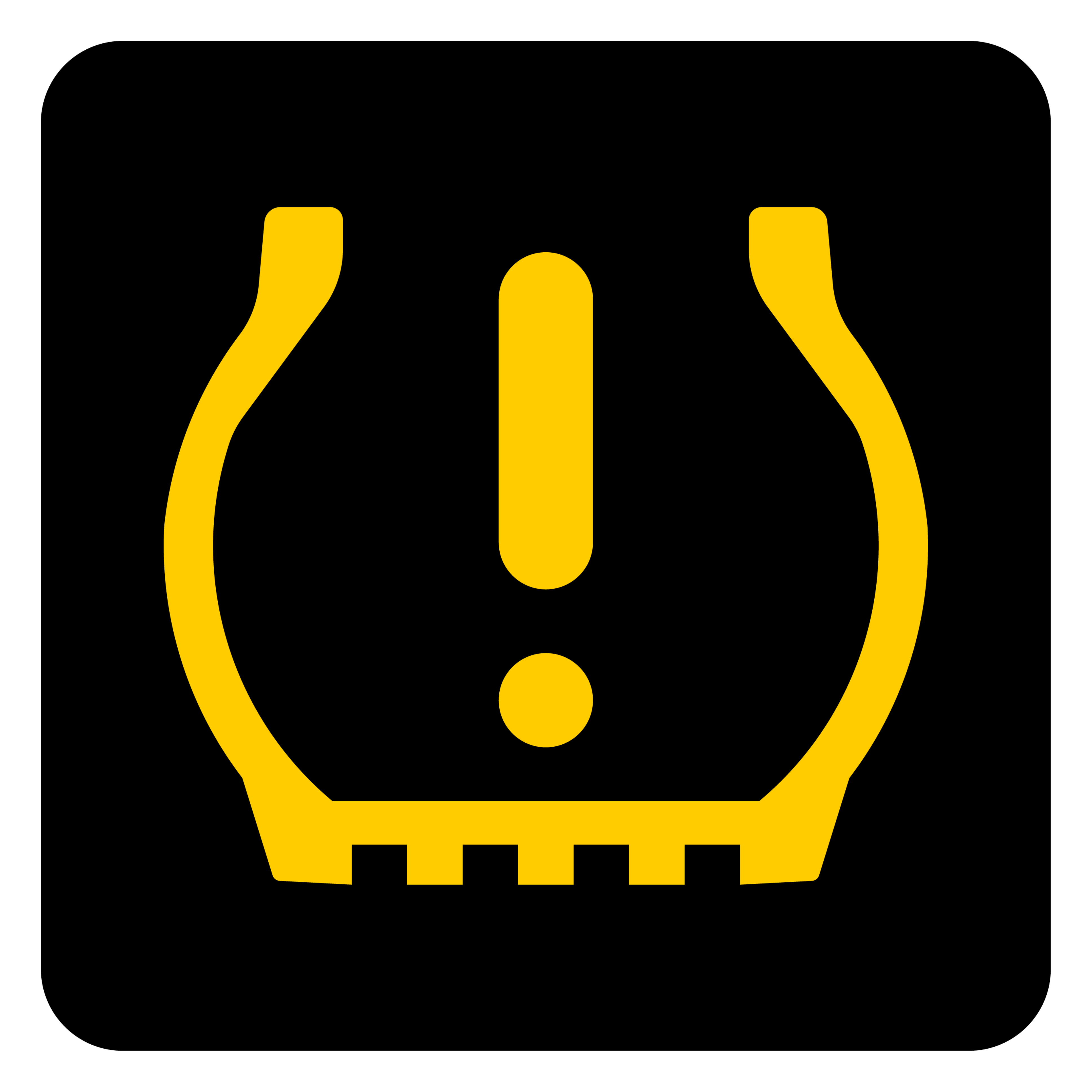 Vector image of TPMS light